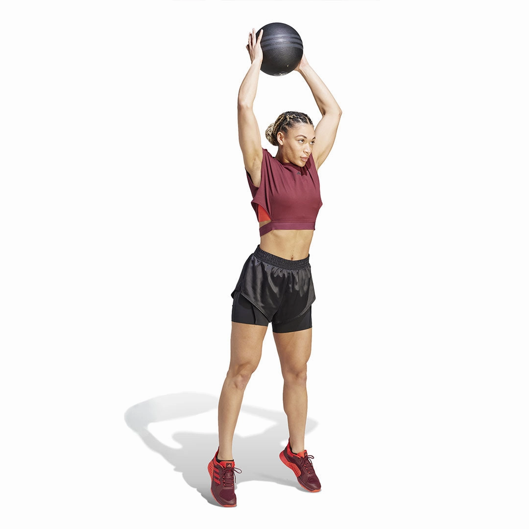 Core Utility adidas - Women's Power AEROREADY 2-In-1 Shorts (IL9449)