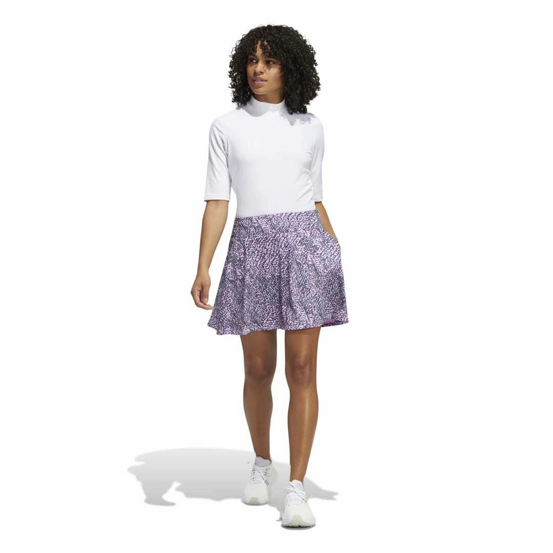 Lightweight Fabric Utility Style adidas - Women's Printed Frill Golf Skirt (HG6937)