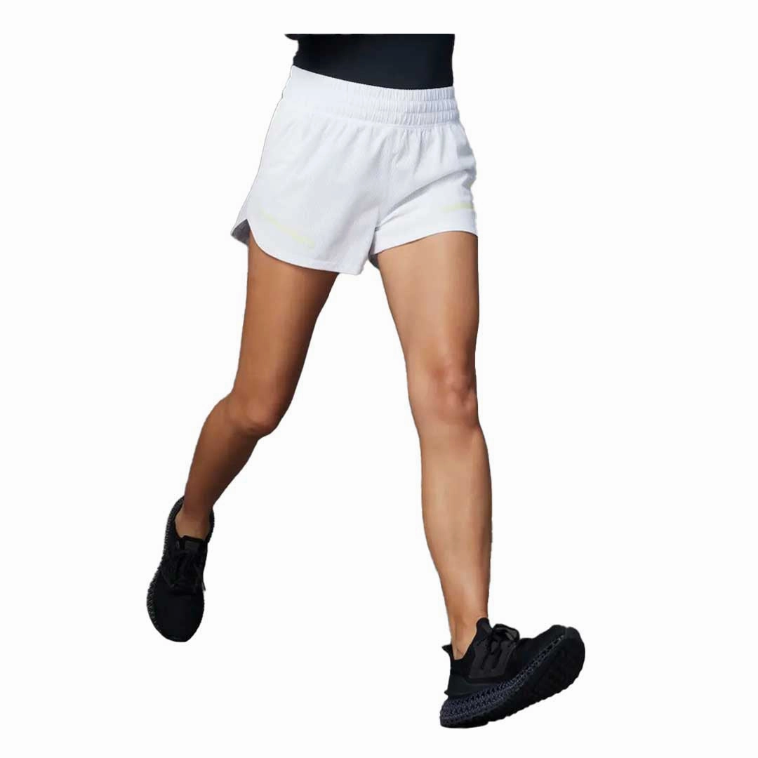 Laser Cut Perforations NoiseReducingFabric adidas - Women's Reflect At Night X-City 3 Inch Running Shorts (HM4268-3IN)