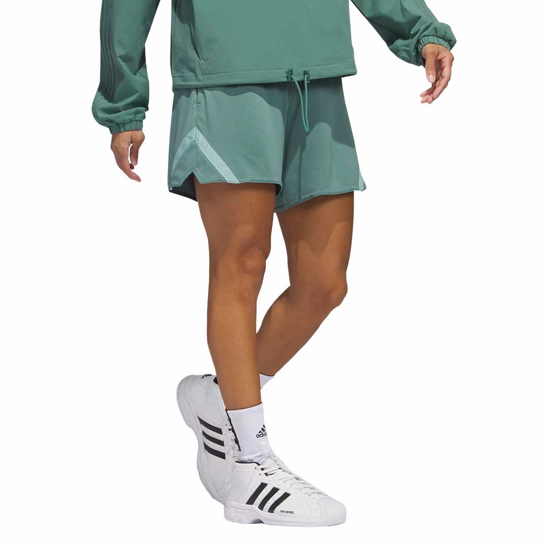 Stretchy Waist Movement Support adidas - Women's Select Basketball Shorts (HZ9980)