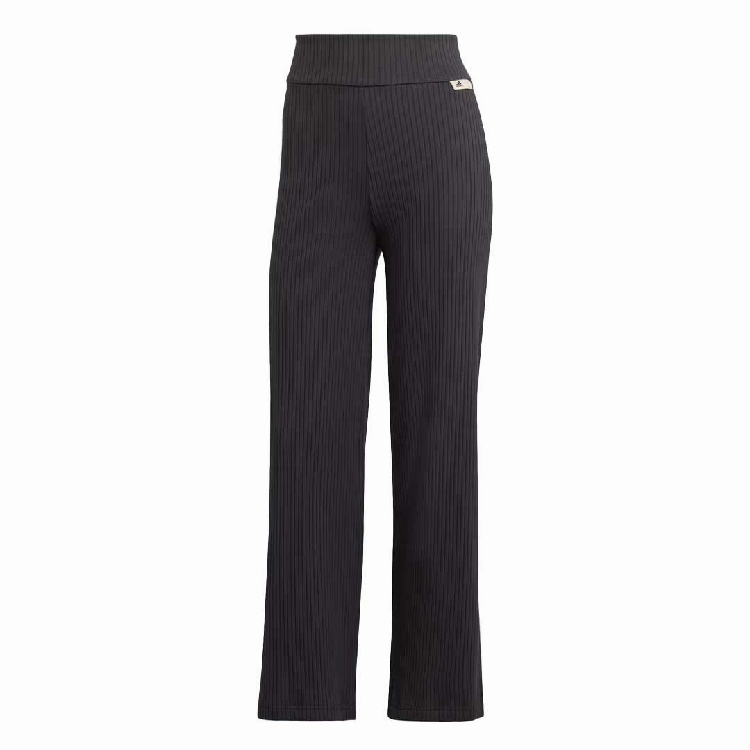 Sweat Resistant Adaptive Fit adidas - Women's Studio Lounge Ribbed Pant (HC6385)