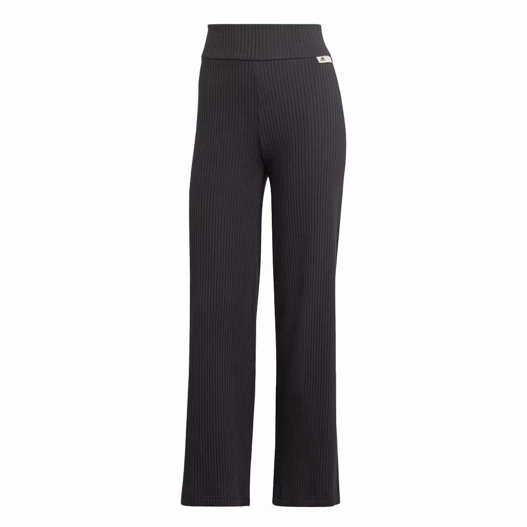 Reversible design Slim Stretch adidas - Women's Studio Lounge Ribbed Pant (HC6385)