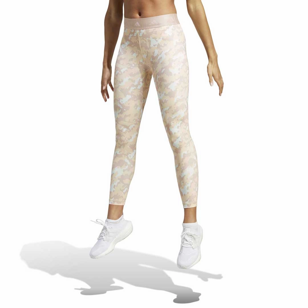 Streetwear vibe Active Fit adidas - Women's Techfit Camo 7/8 Leggings (HR2937)
