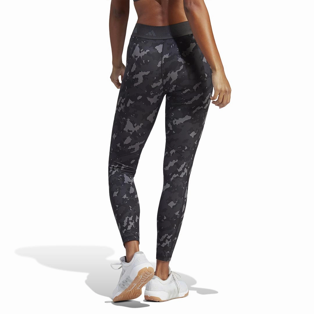 adidas - Women's Techfit Camo 7/8 Leggings (HS7416) Comfortable Fit Look Outdoor Fit