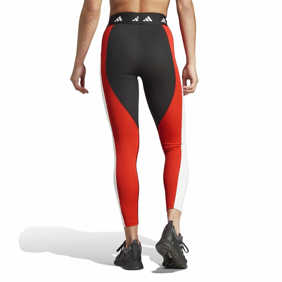adidas - Women's Techfit Colourblock 7/8 Leggings (IK6155) Mesh Comfort Layer Friendly