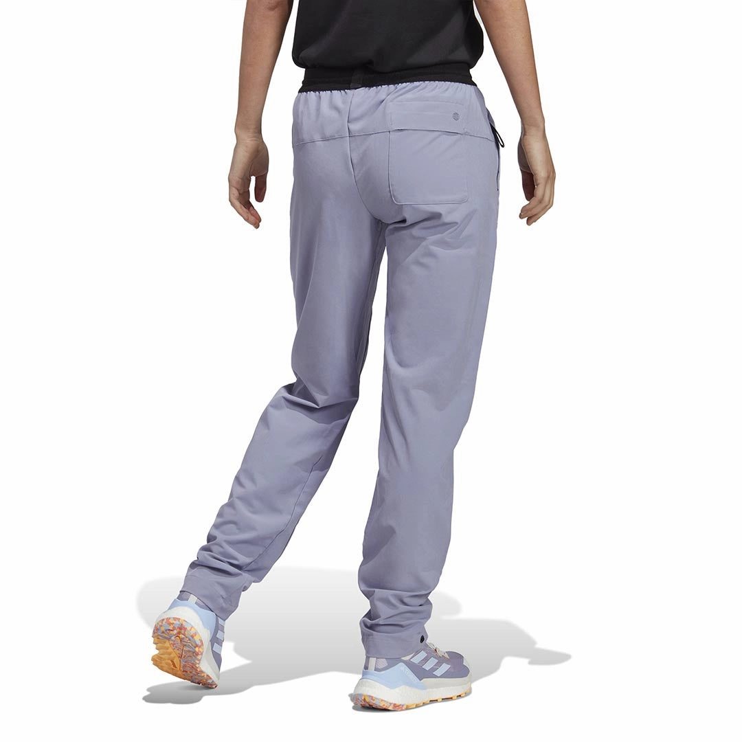 adidas - Women's Terrex Liteflex Hiking Pant (HN2948) High Rise Design Ventilated Panels