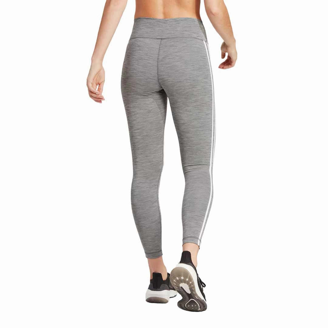 Compression Support Lining adidas - Women's Train Essentials 3-Stripes High-Waisted 7/8 Leggings (IC8296)