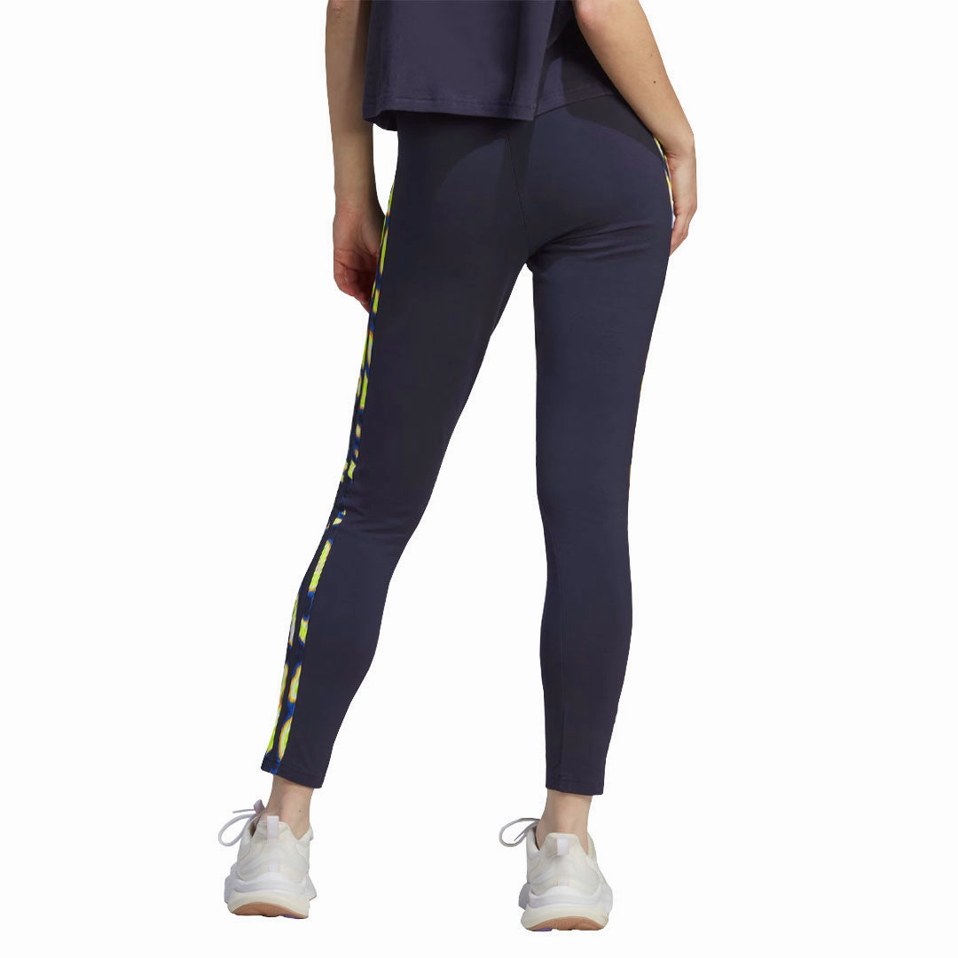 hypoallergenic material Ultra Soft Inner Layer adidas - Women's Vibrant Print 3-Stripes Leggings (IL5867)