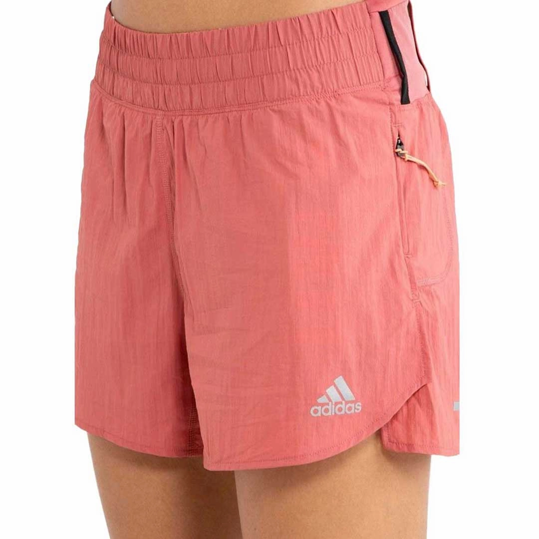adidas - Women's X-City Running 4 Inch Shorts (HK6475-4IN) Breathable Style NonSlipInnerGrip