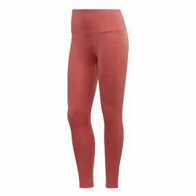 Embroidered Detail adidas - Women's Yoga Essentials High Waisted Leggings (HL2339)