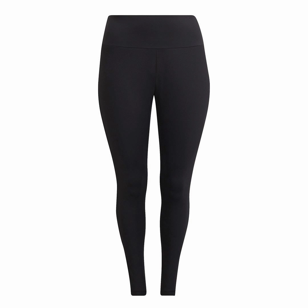 Reflective Trim Fit Control adidas - Women's Yoga Essentials High-Waisted Leggings (Plus Size) (HE6735)