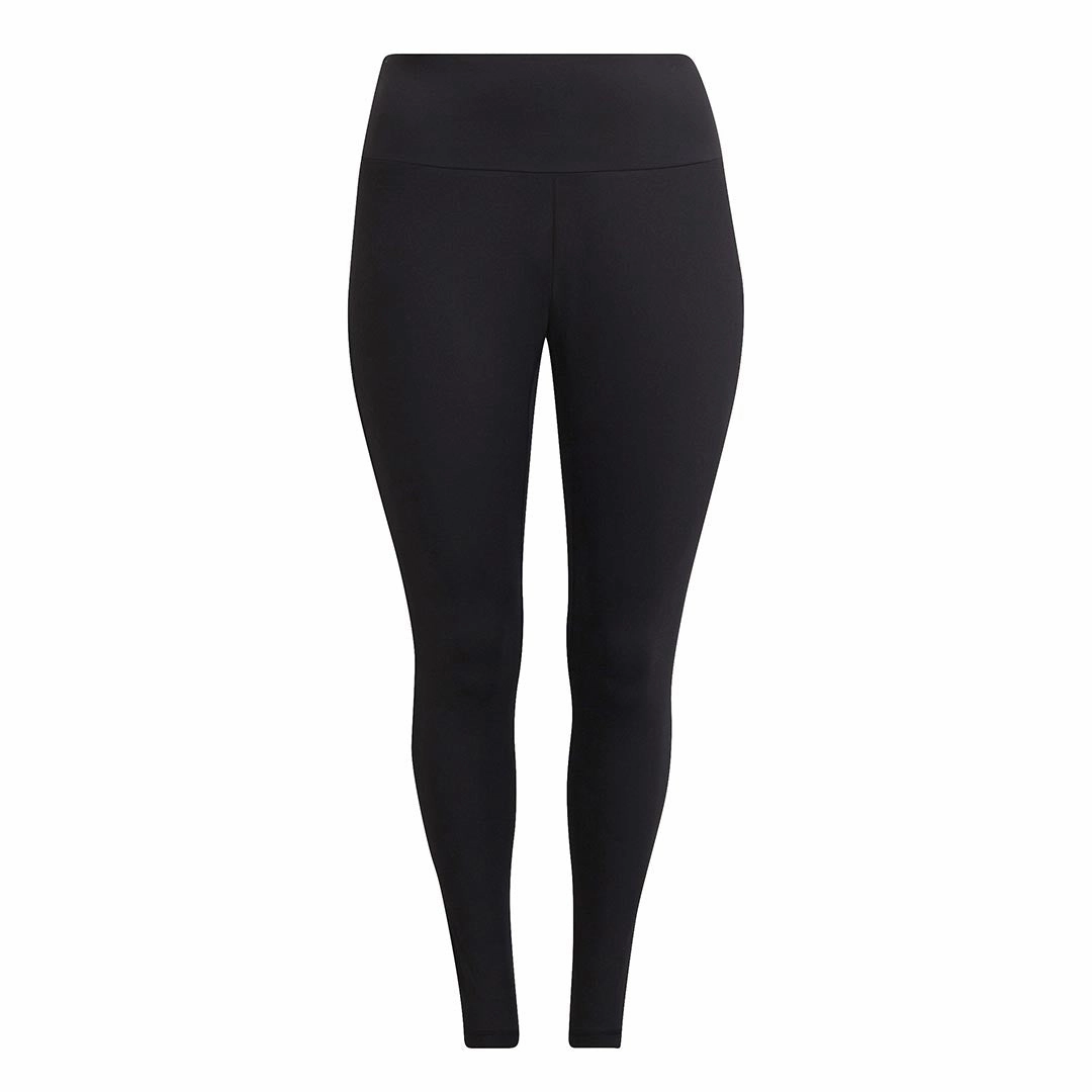slim fit adidas - Women's Yoga Essentials High-Waisted Leggings (Plus Size) (HE6735)