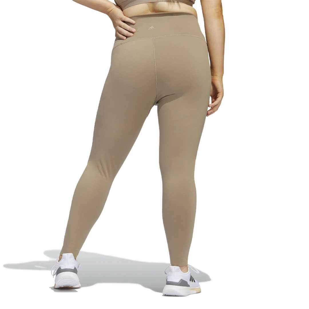 Slim Silhouette adidas - Women's Yoga Lux Studio 7/8 Leggings (Plus size) (HF5948)