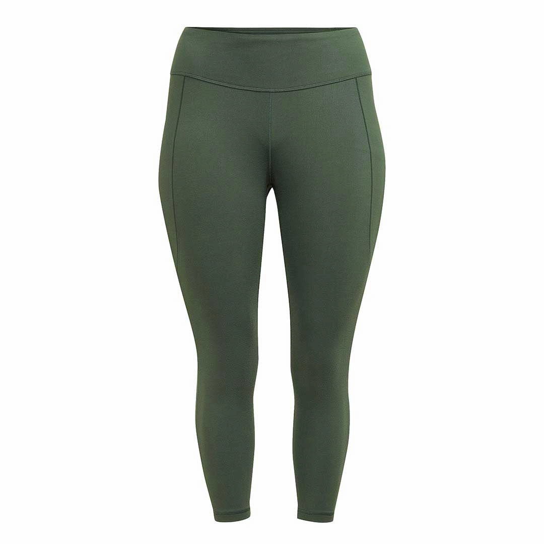 Anti Odor Technology Temperature Regulating adidas - Women's Yoga Studio 7/8 Training Leggings (Plus Size) (HK6591)