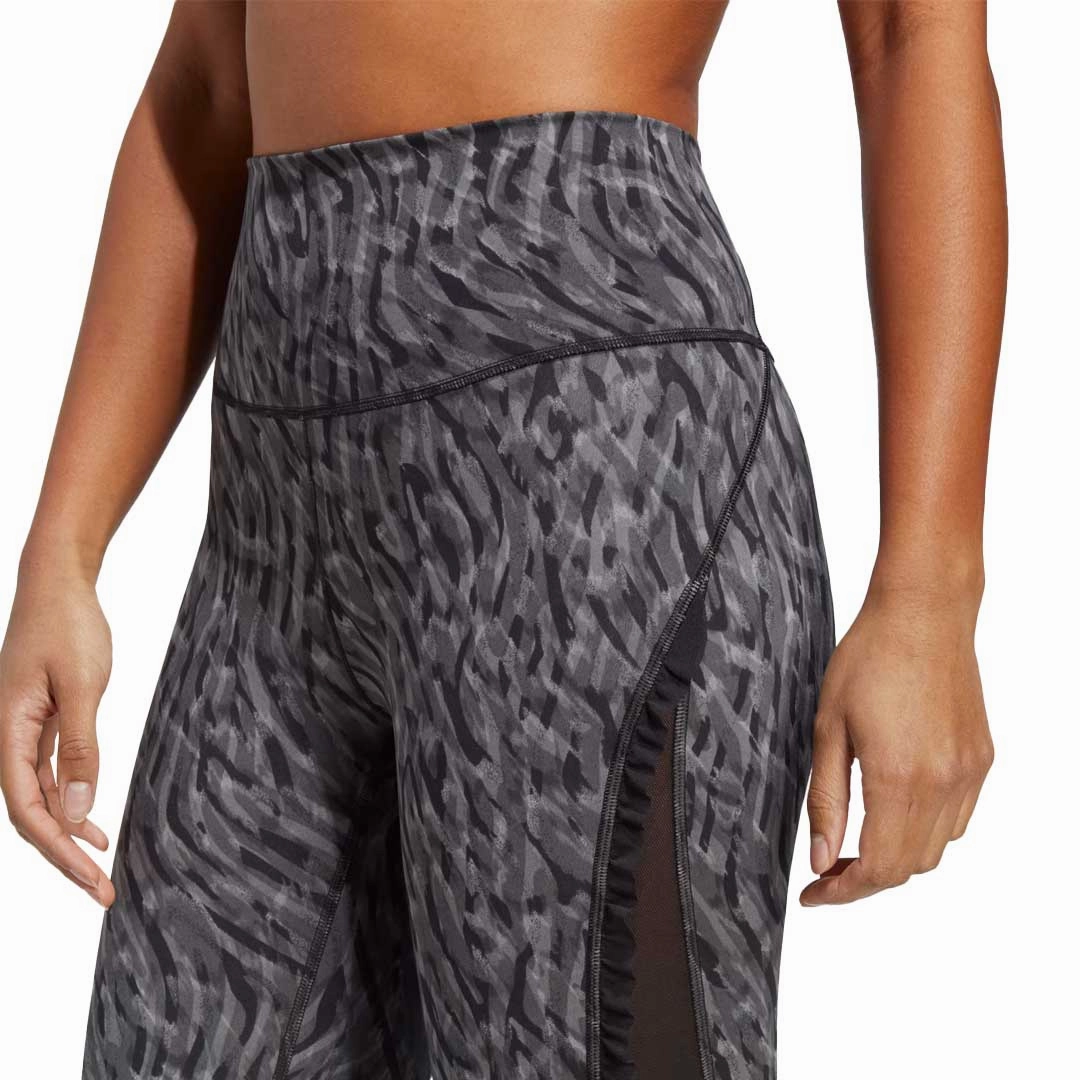 adidas - Women's Yoga Studio Clash Print 7/8 Leggings (HR3018) Cozy Casual