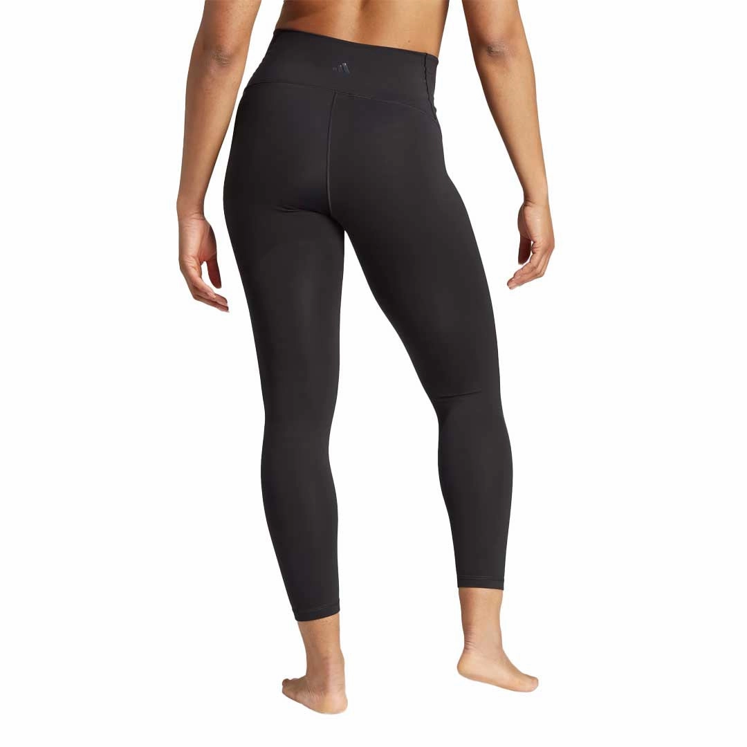 Reflective Trim Options Stay Comfortable adidas - Women's Yoga Studio Luxe Crossover Waistband 7/8 Leggings (IA1912)