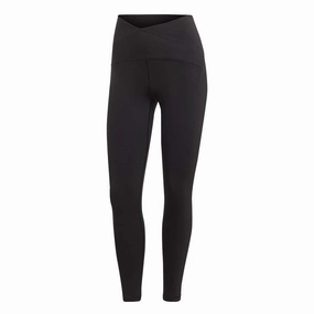 High Stretch Fit adidas - Women's Yoga Studio Luxe Crossover Waistband 7/8 Leggings (IA1912)