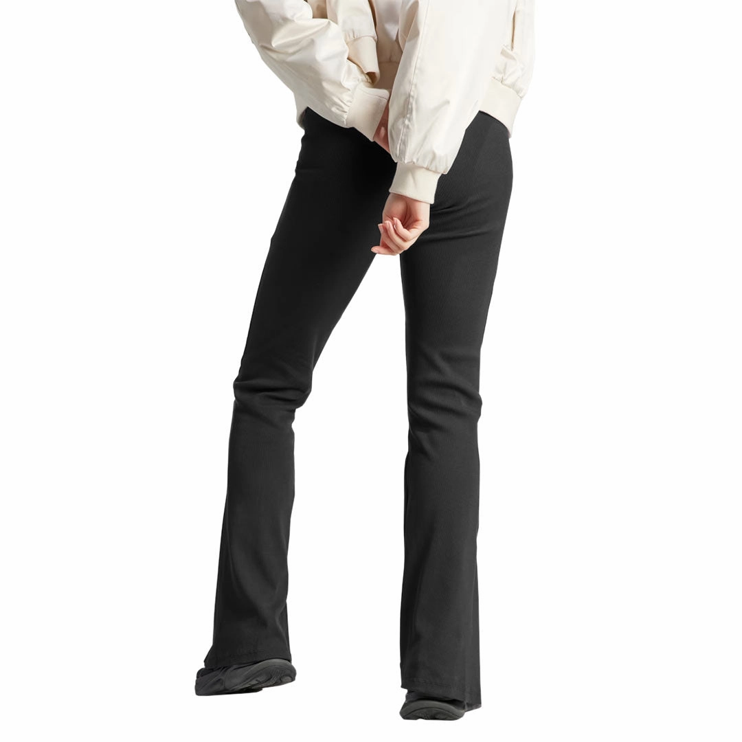 Day Comfort ReflectiveAccentDetails adidas - Women's Lounge Ribbed Flared Leg Pant (IJ8454)