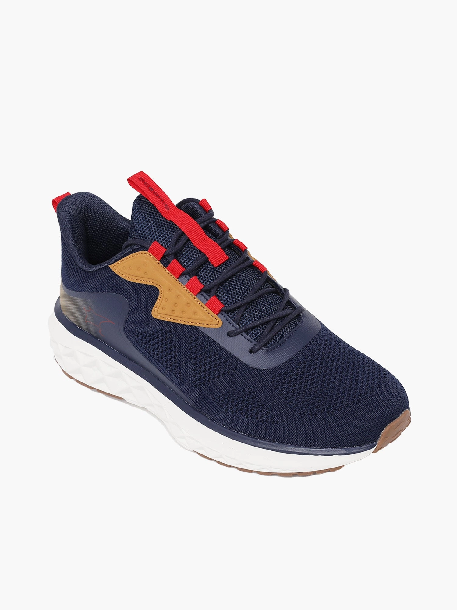 Extended Heel Counter Responsive foam Adriatic Navy Tan
