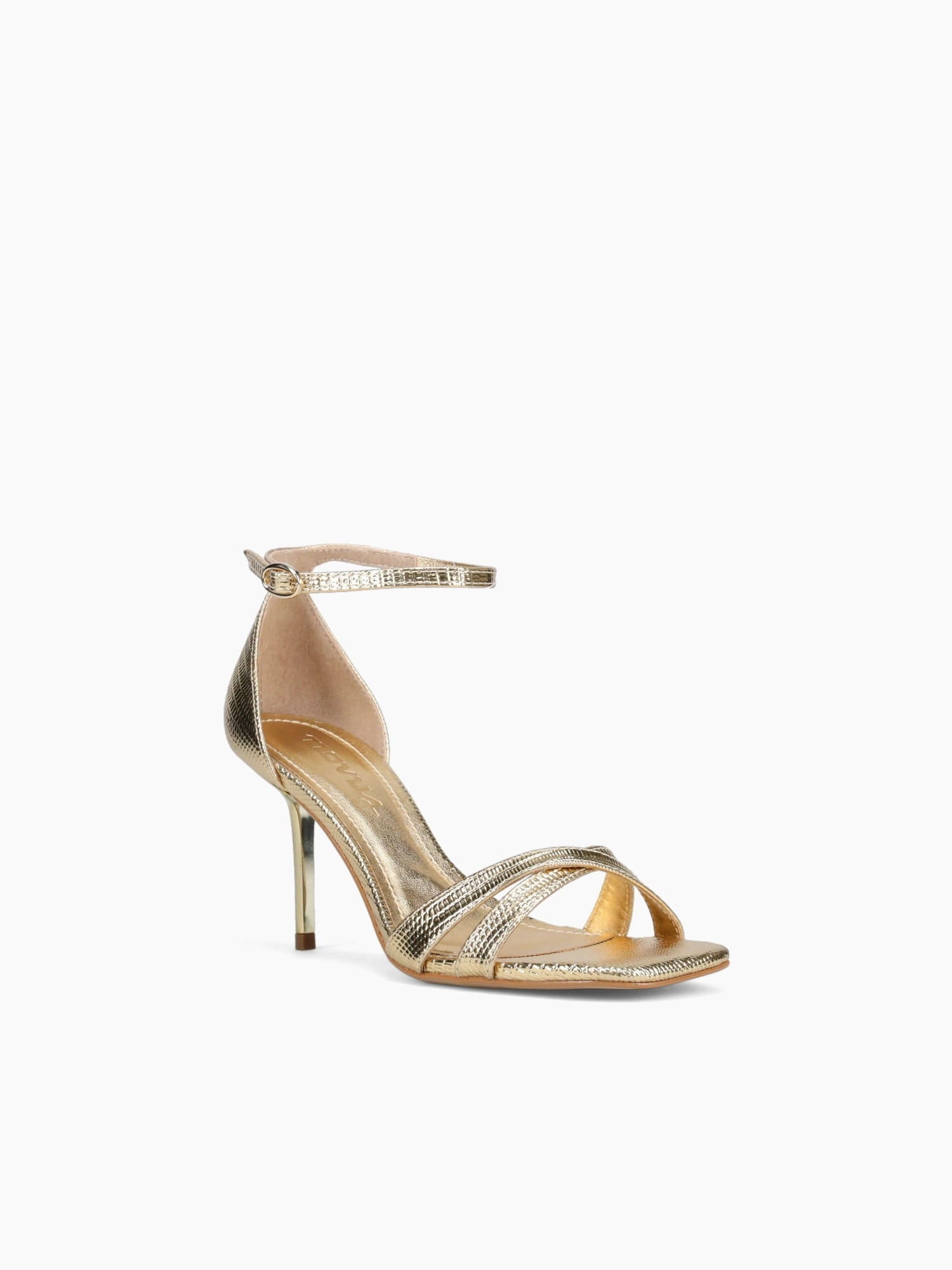 Akemi Ouro Lezard Retro Sandals