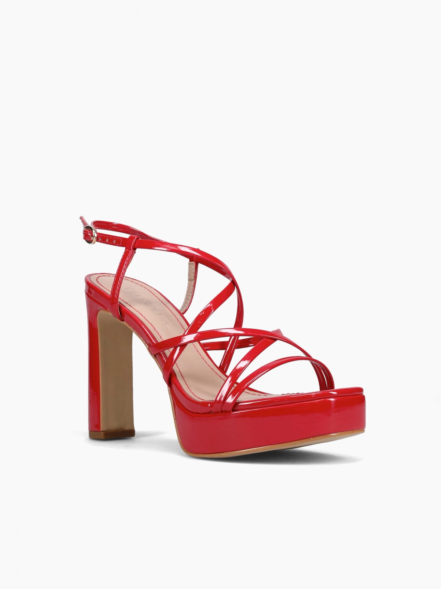 Akiko Scarlet Verniz Breathable mesh Classy Sandals
