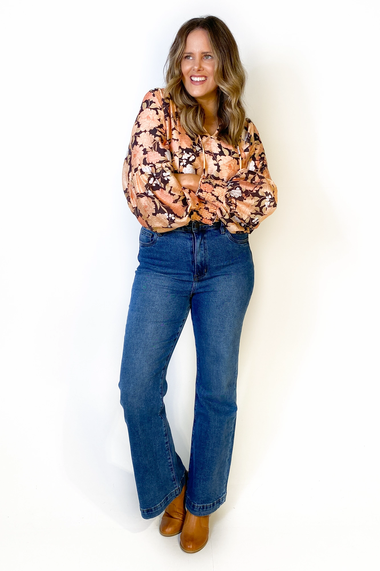 Simple Form Fitness Training Eco Friendly All About Eve Marley Flare Jean Heritage Blue