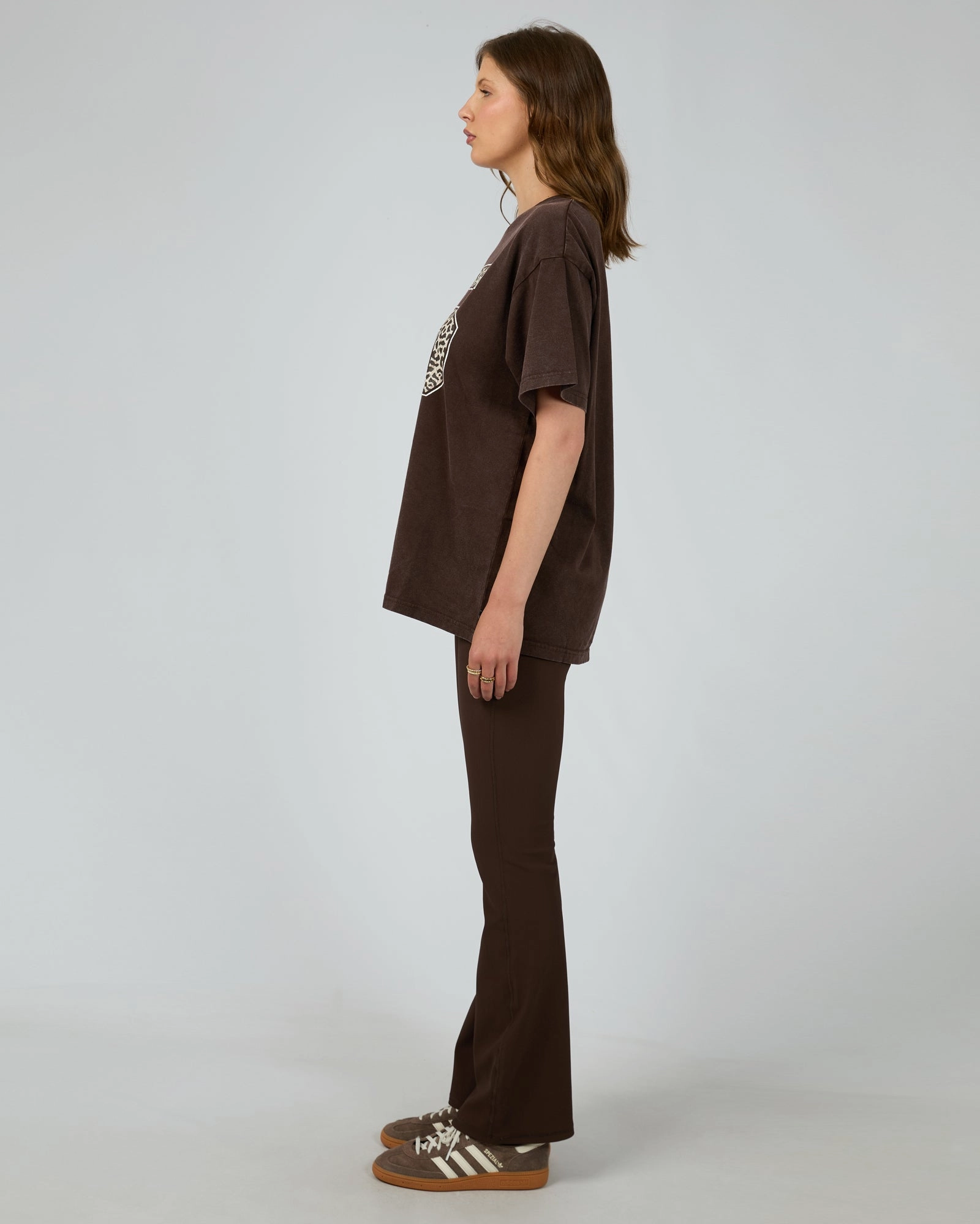 All About Eve Nico Relaxed Tee Brown Comfortable Casual