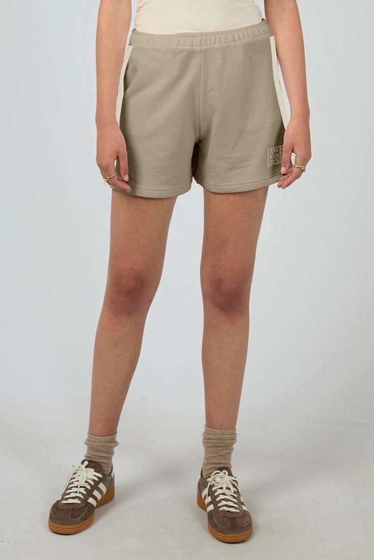 Outdoor Apparel muted colors All About Eve Performance Panel Short Stone