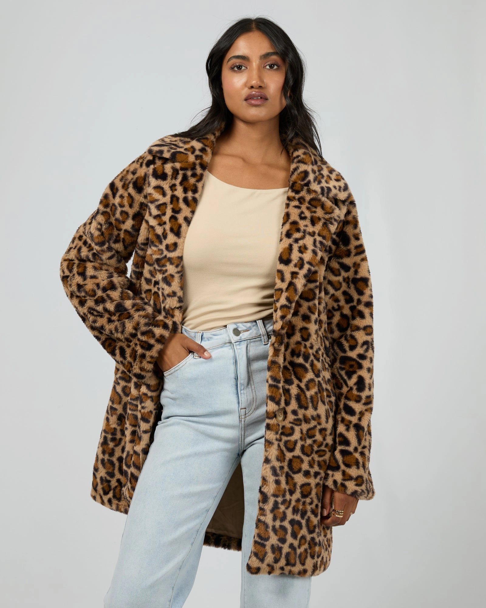 Non Irritating Edging All About Eve Tilli Leopard Jacket Print
