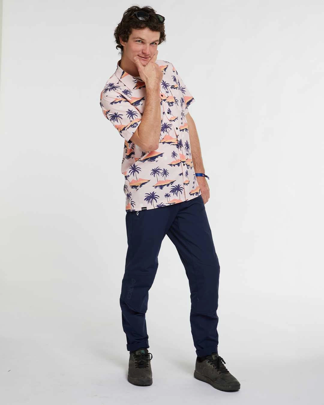 Mens Tech Party Shirt | Leroy Minimal Look