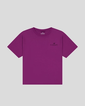 Women??s Trail Treasure Organic Cotton T-Shirt - Washed Berry AntiPillingSurface