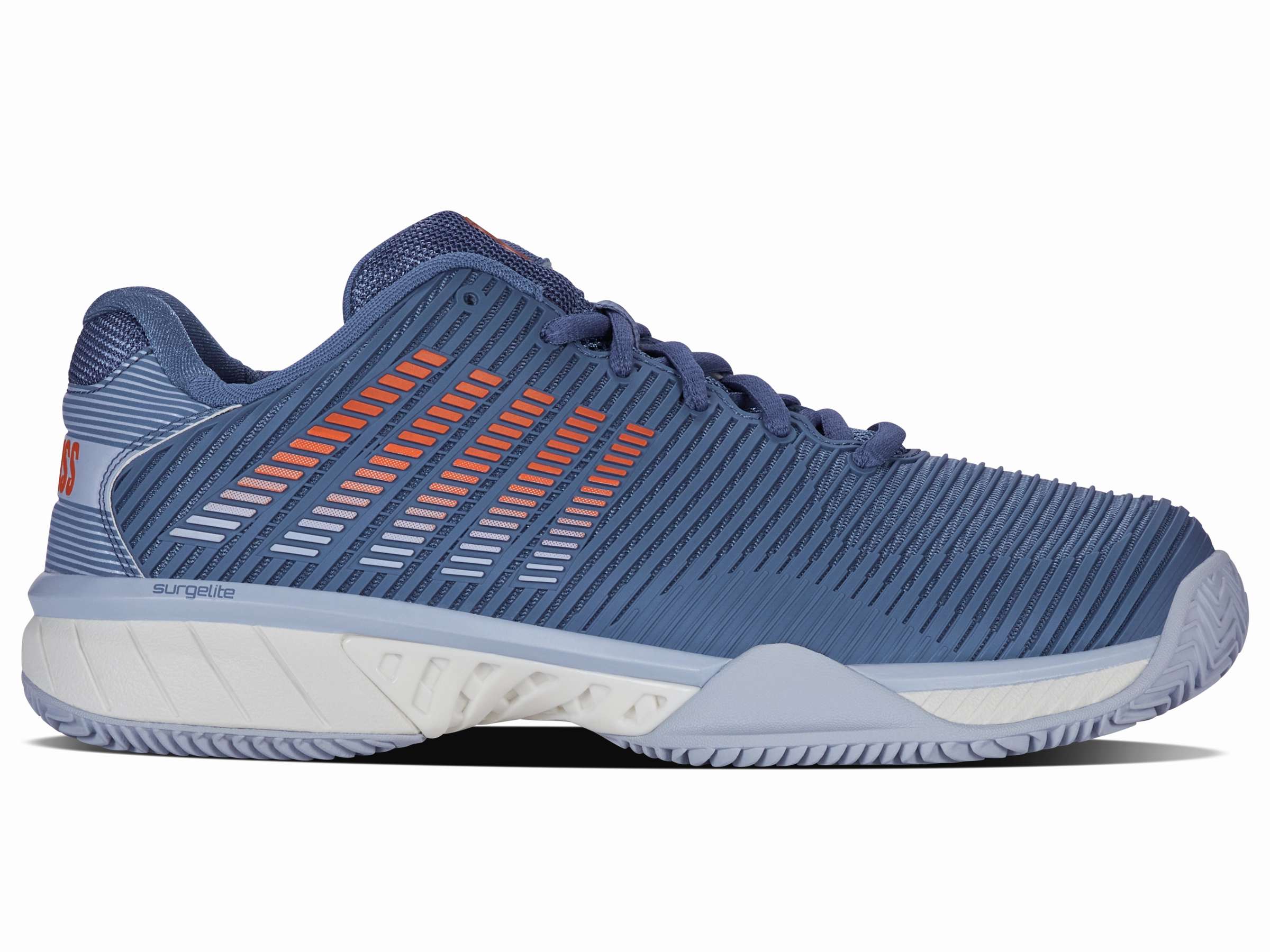 Superior support Padded collar design 06614-043-M | HYPERCOURT EXPRESS 2 CLAY | INFINITY/ARTIC ICE/SCARLET IBIS