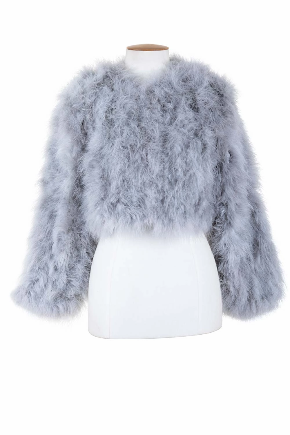 City Ready Style Flex Fit Design Birds of a Feather - BOAF60 Milly Crop Feather Jacket