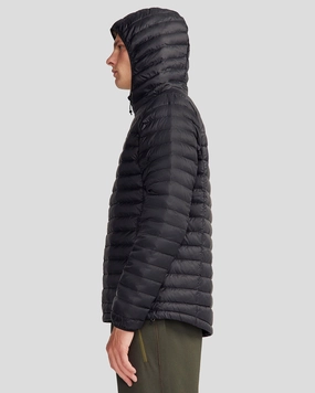 ReflectiveTrimDetails LowProfile Design Men's Heli Down Hooded Jacket 3.0 - Black Stingray