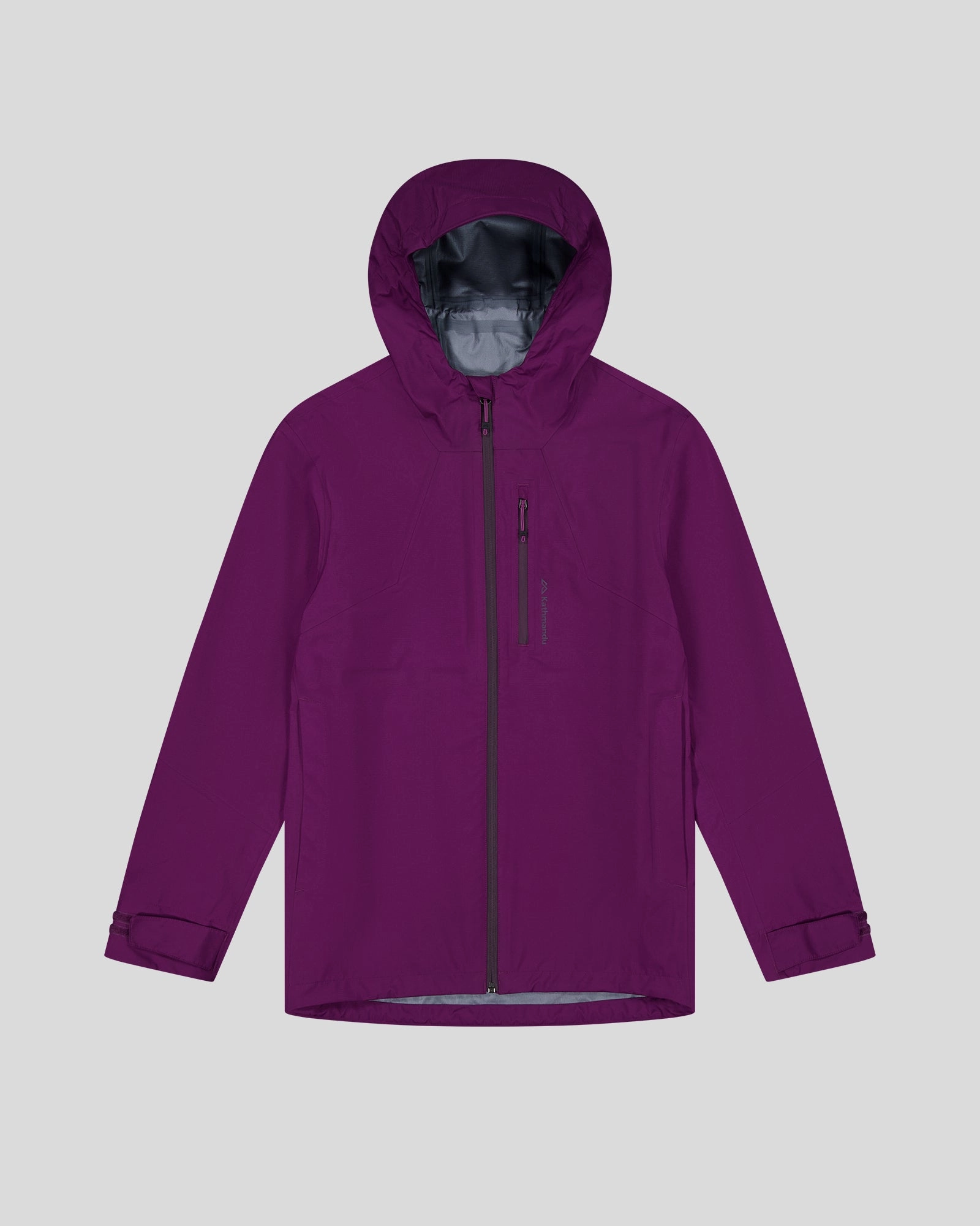 Women??s Ridge 3L GORE-TEX Rain Jacket - Berry Adjustable Drawstring Waist