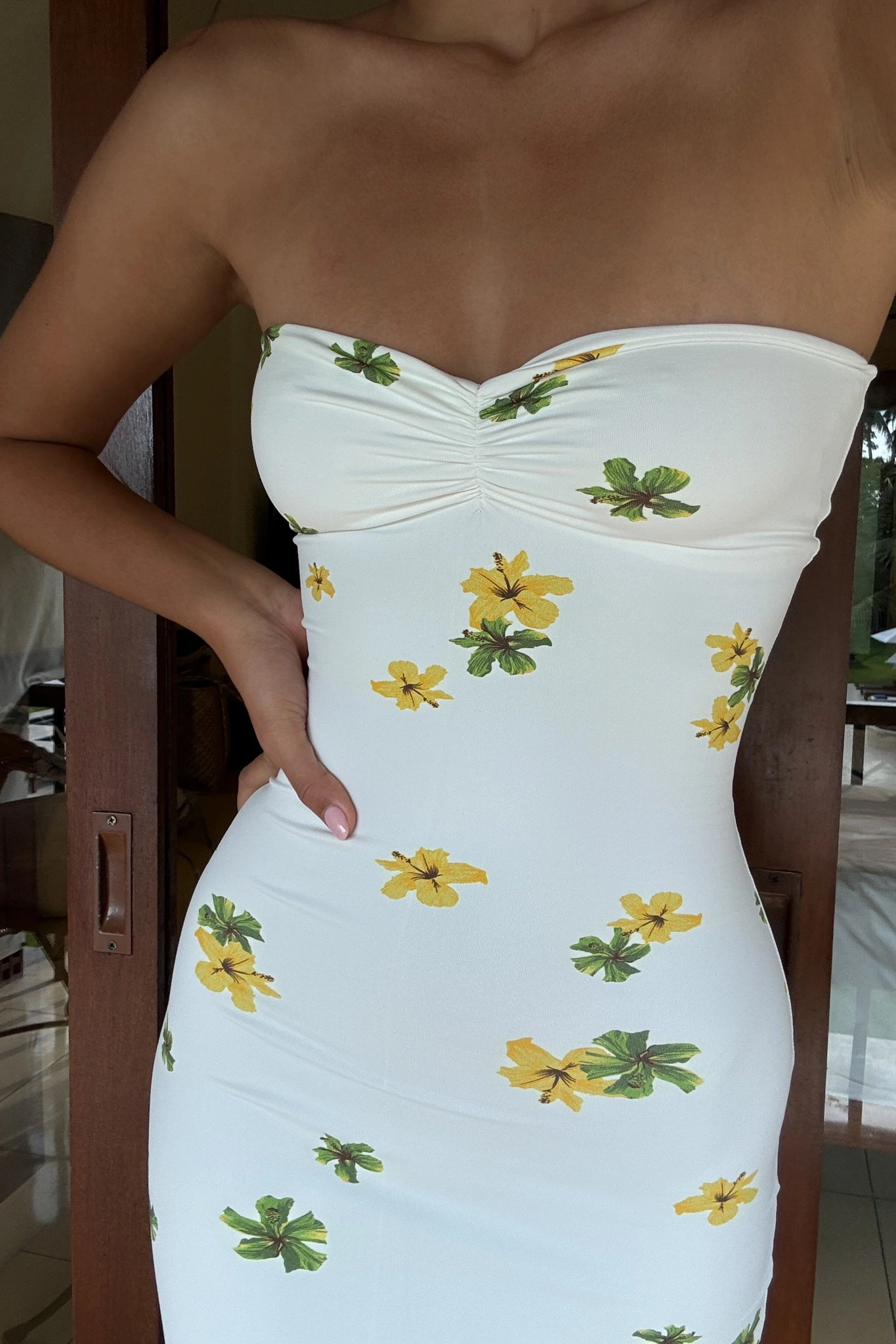 Anabel Dress Cozy Layers Grass Soft