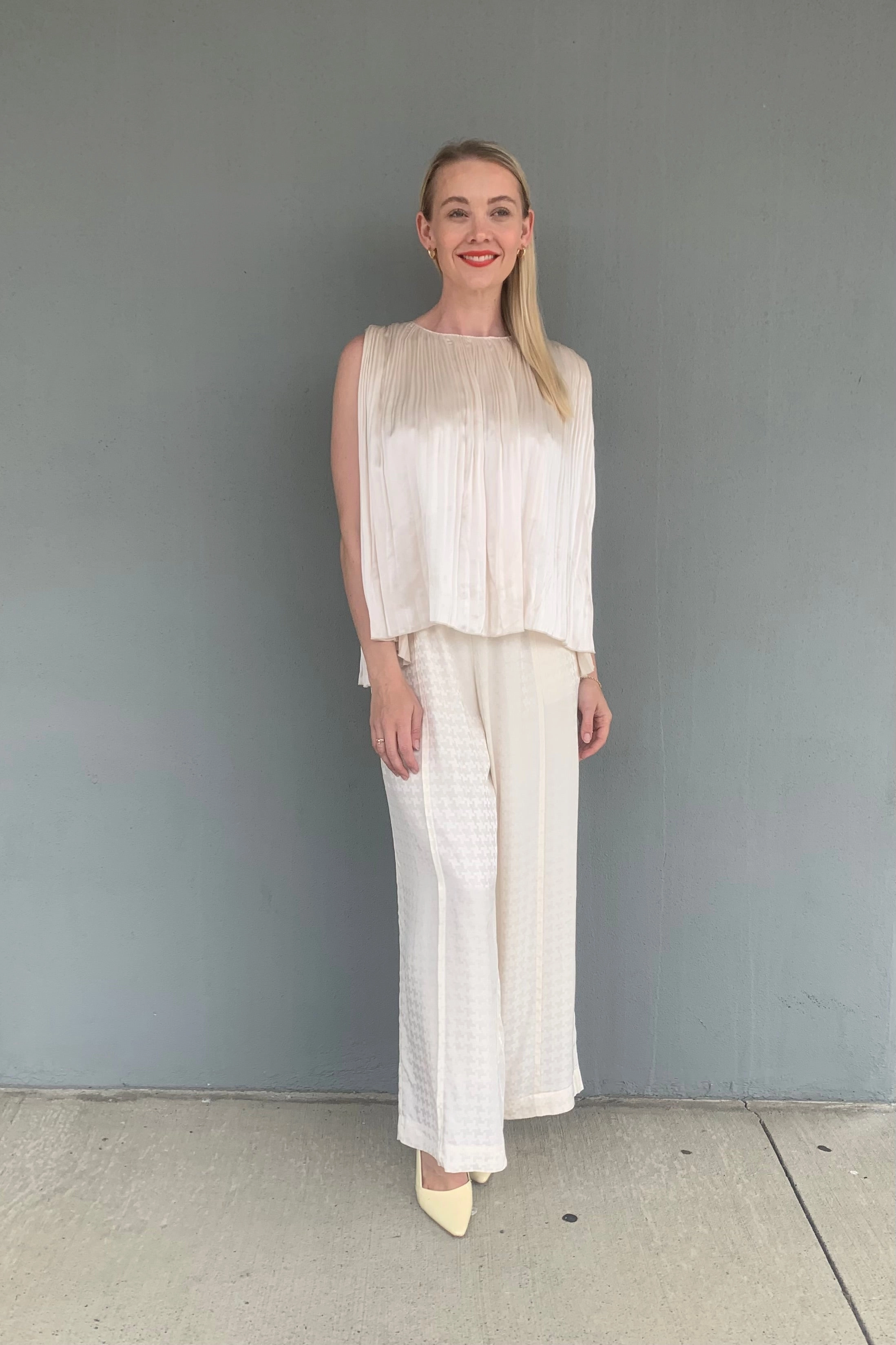 Wrinkle Resistant Finish Maud Dainty - DTY03980B Kasa Pant