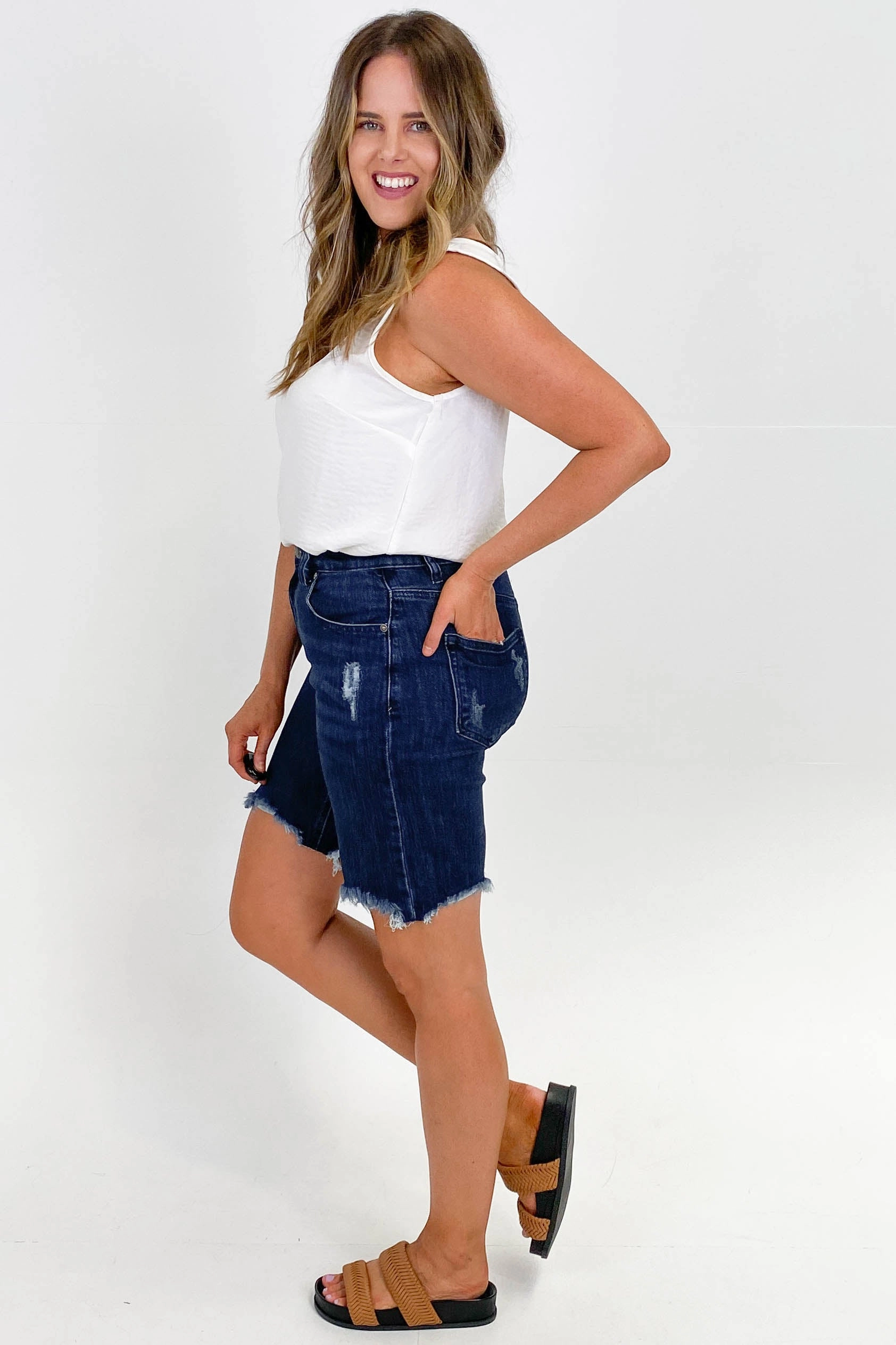 Summer Comfort Wakee Denim Gigi Short Indigo