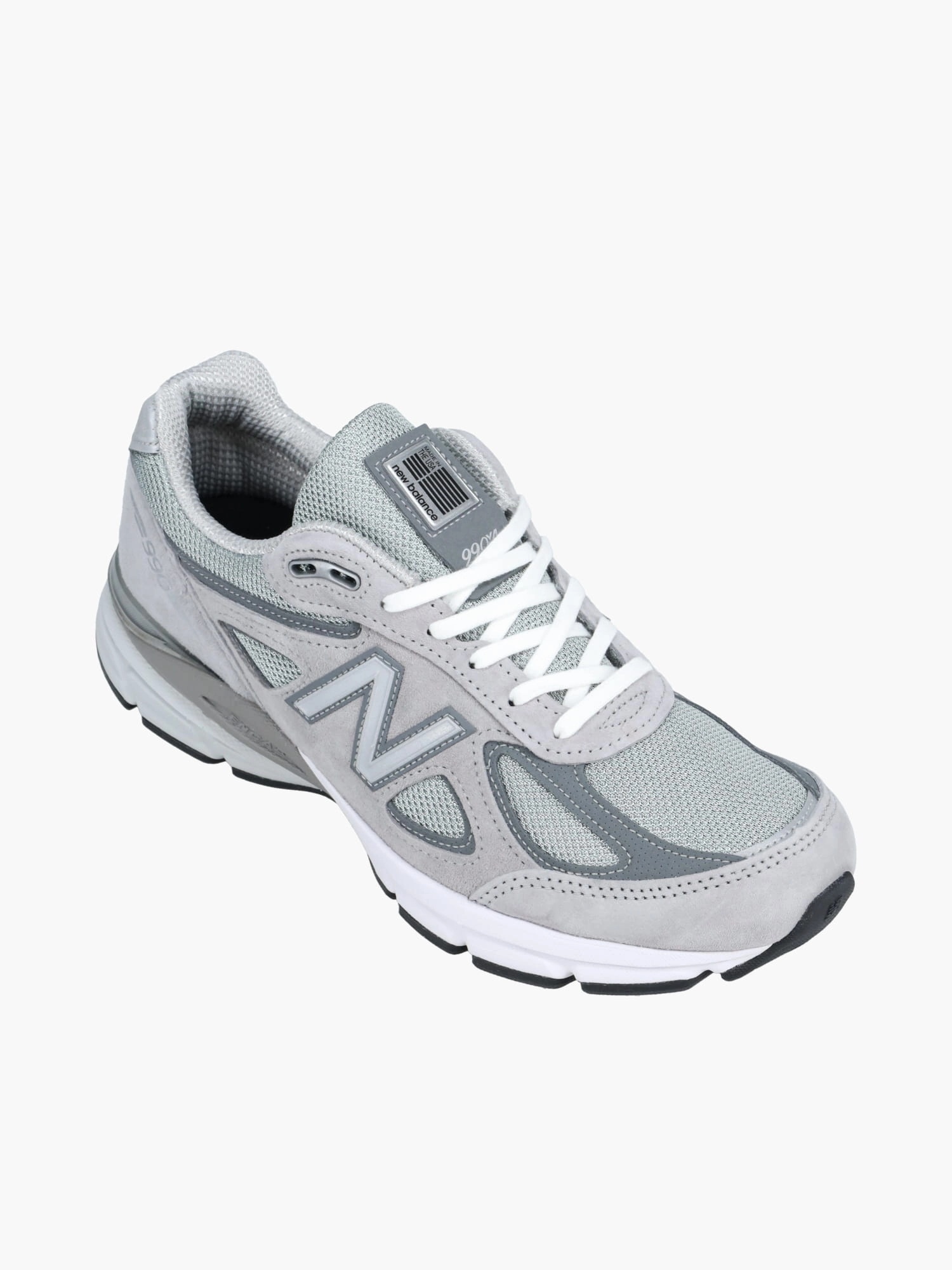 990v4 Grey Suede Adjustable Straps
