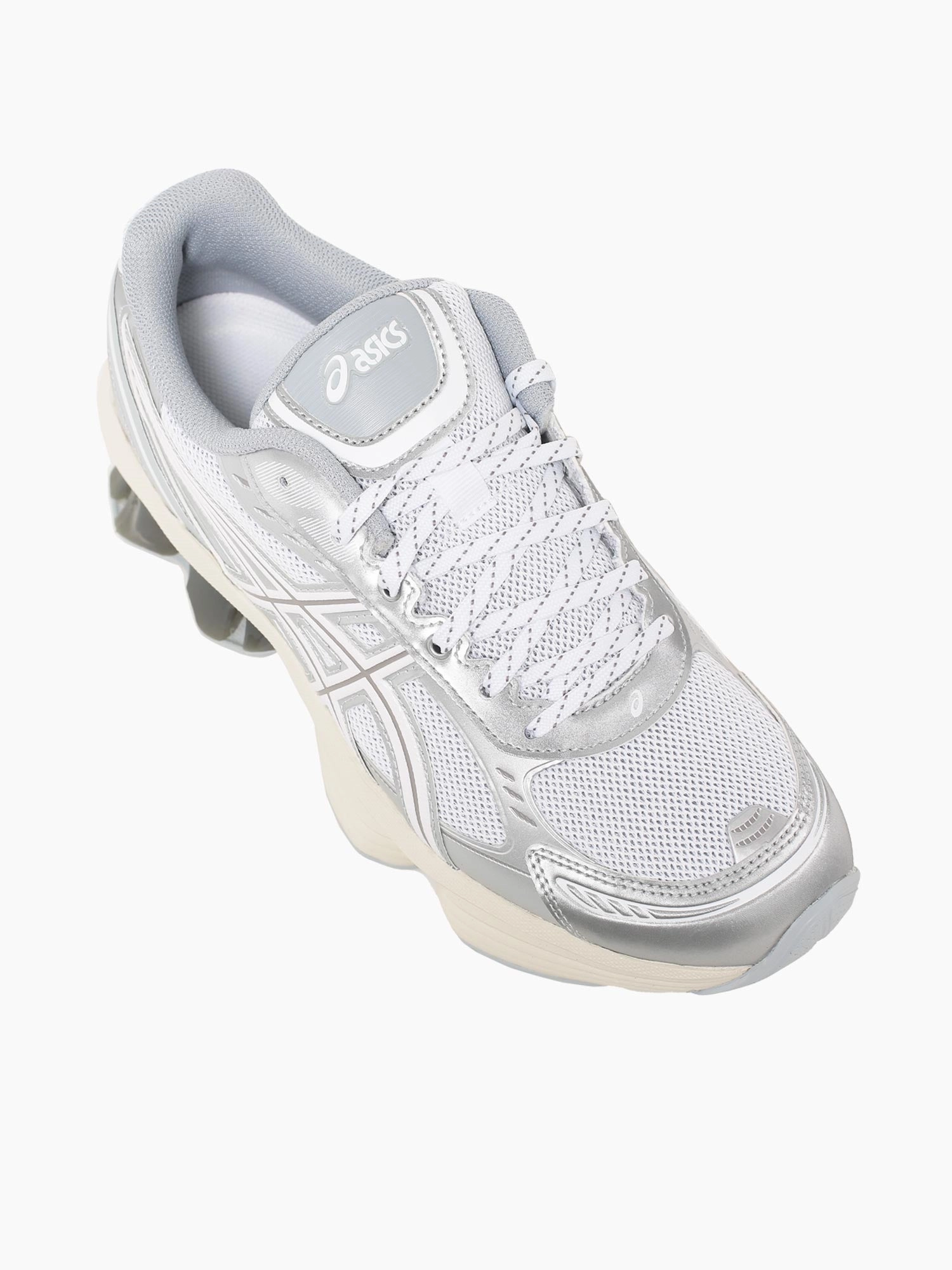 Gelkinetic Fluent White White lea Mesh Wear Resistant Outsole Quick Dry Interior