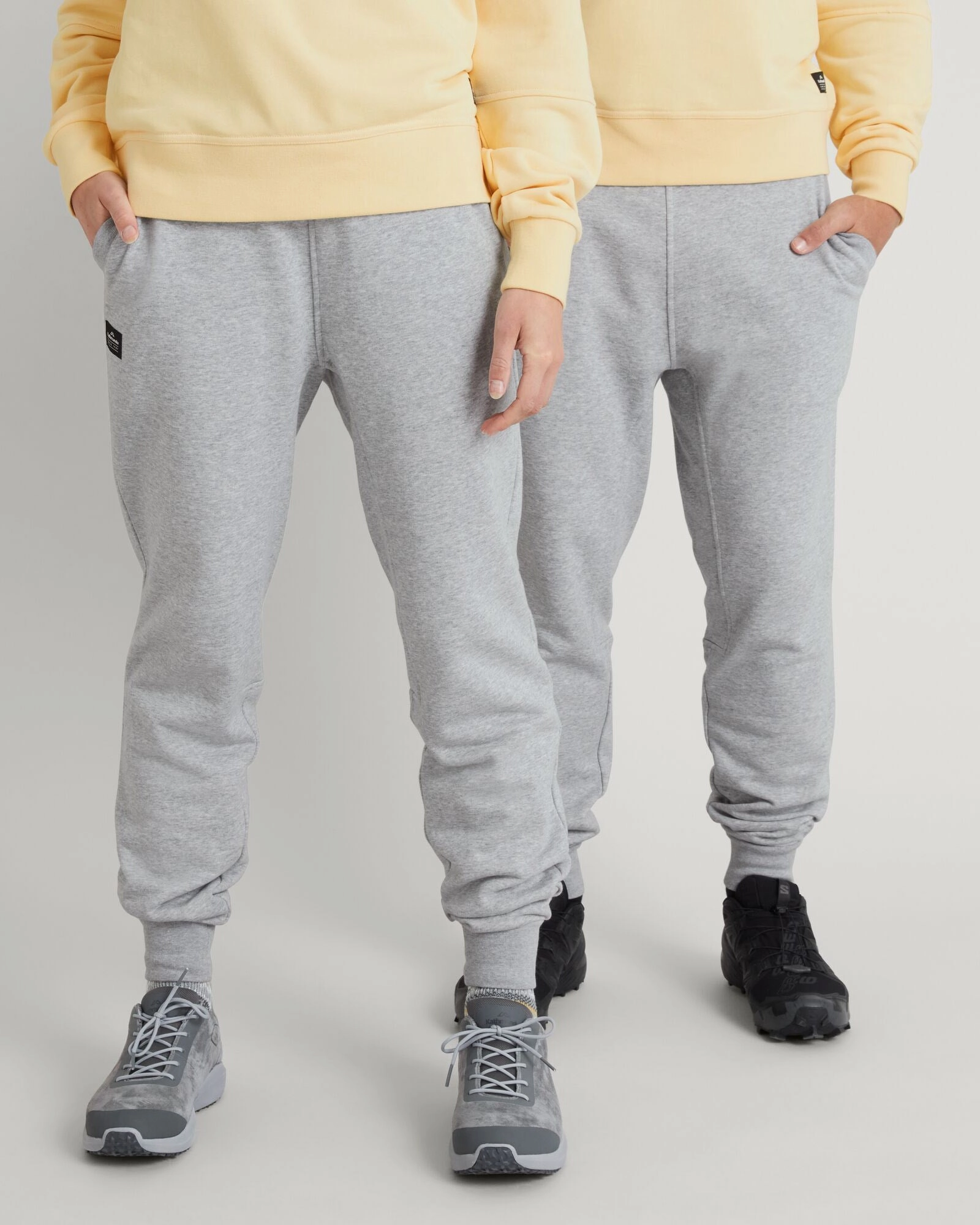 ANY-Time Sweats LT Unisex Joggers - Light Grey Marle Easy Fit