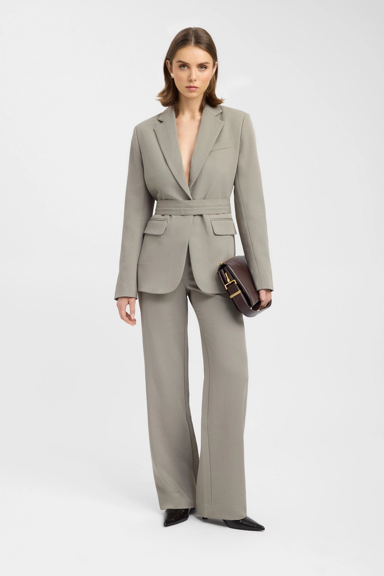 Water Resistant Fabric Transitional Daily Fit Ariel Button Blazer