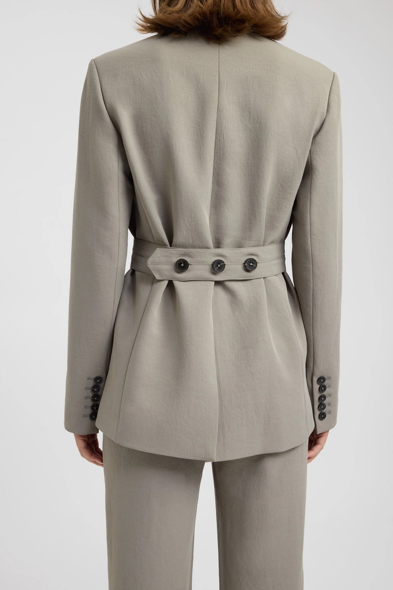 Ariel Button Blazer Chill Day Layer Eco Friendly Construction