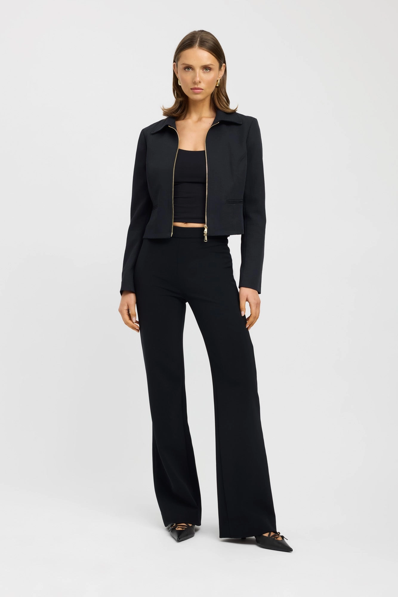 Ariel Slim Jacket ReflectiveTrimDetails