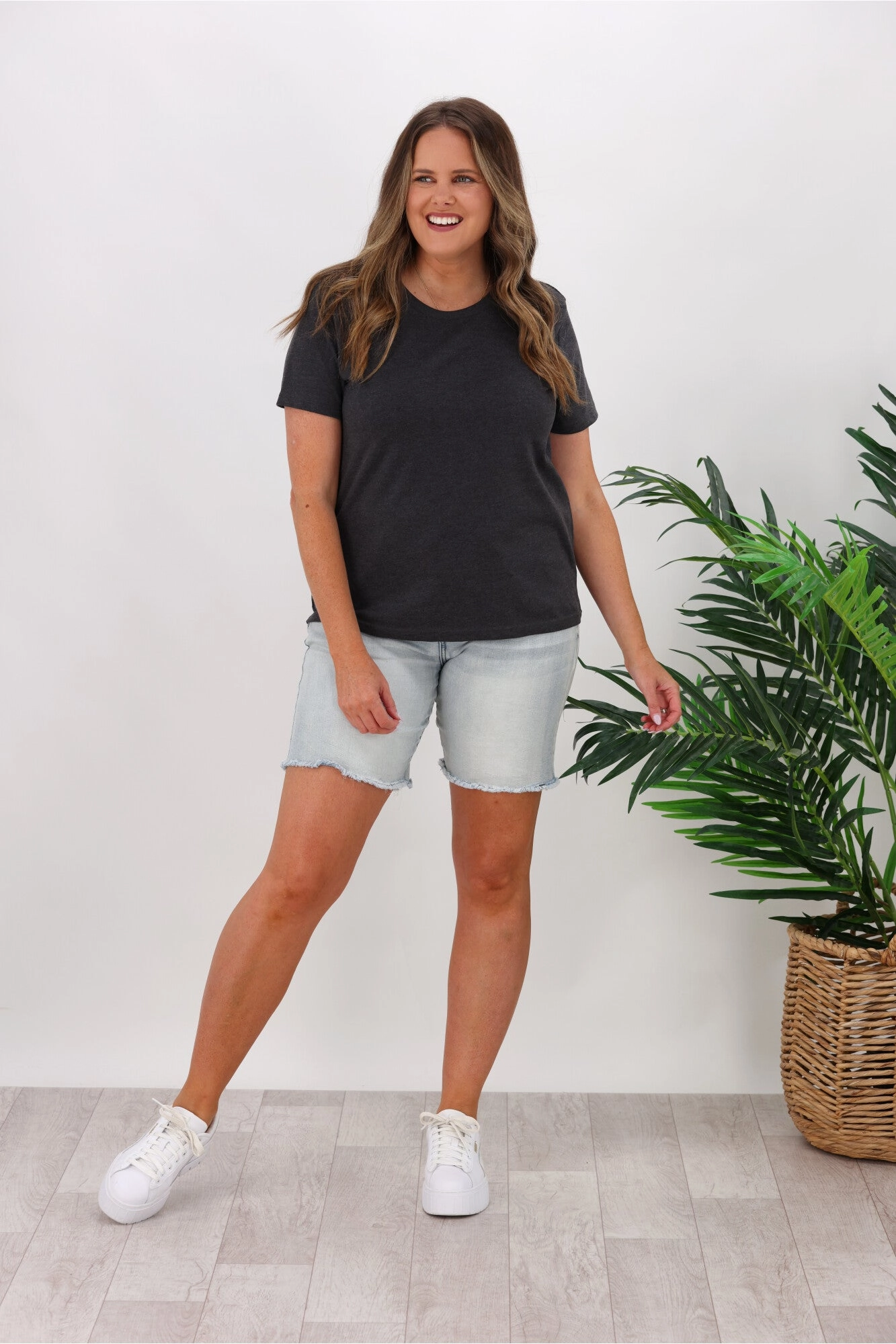 print design Skin Friendly Blends AS Colour Maple Tee Asphalt Marle