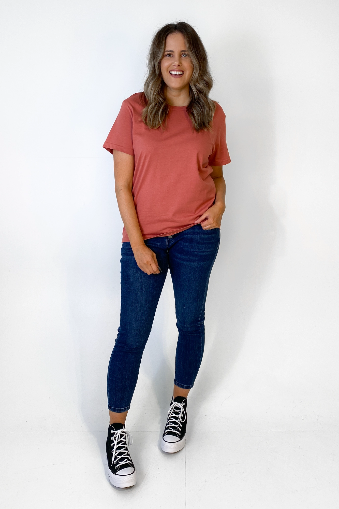 AS Colour Maple Tee Coral Pocket Design