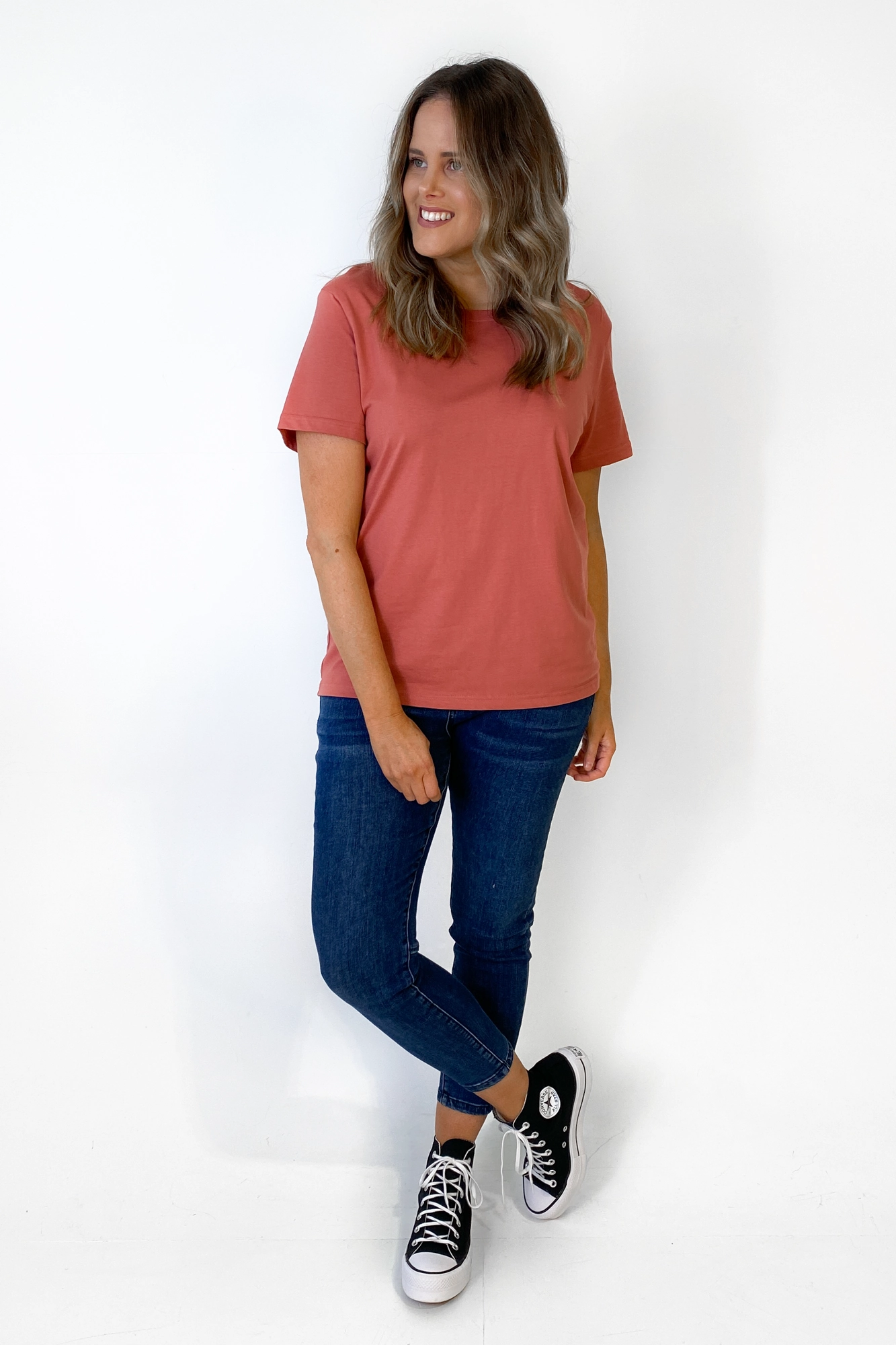 AS Colour Maple Tee Coral Comfy Stretch