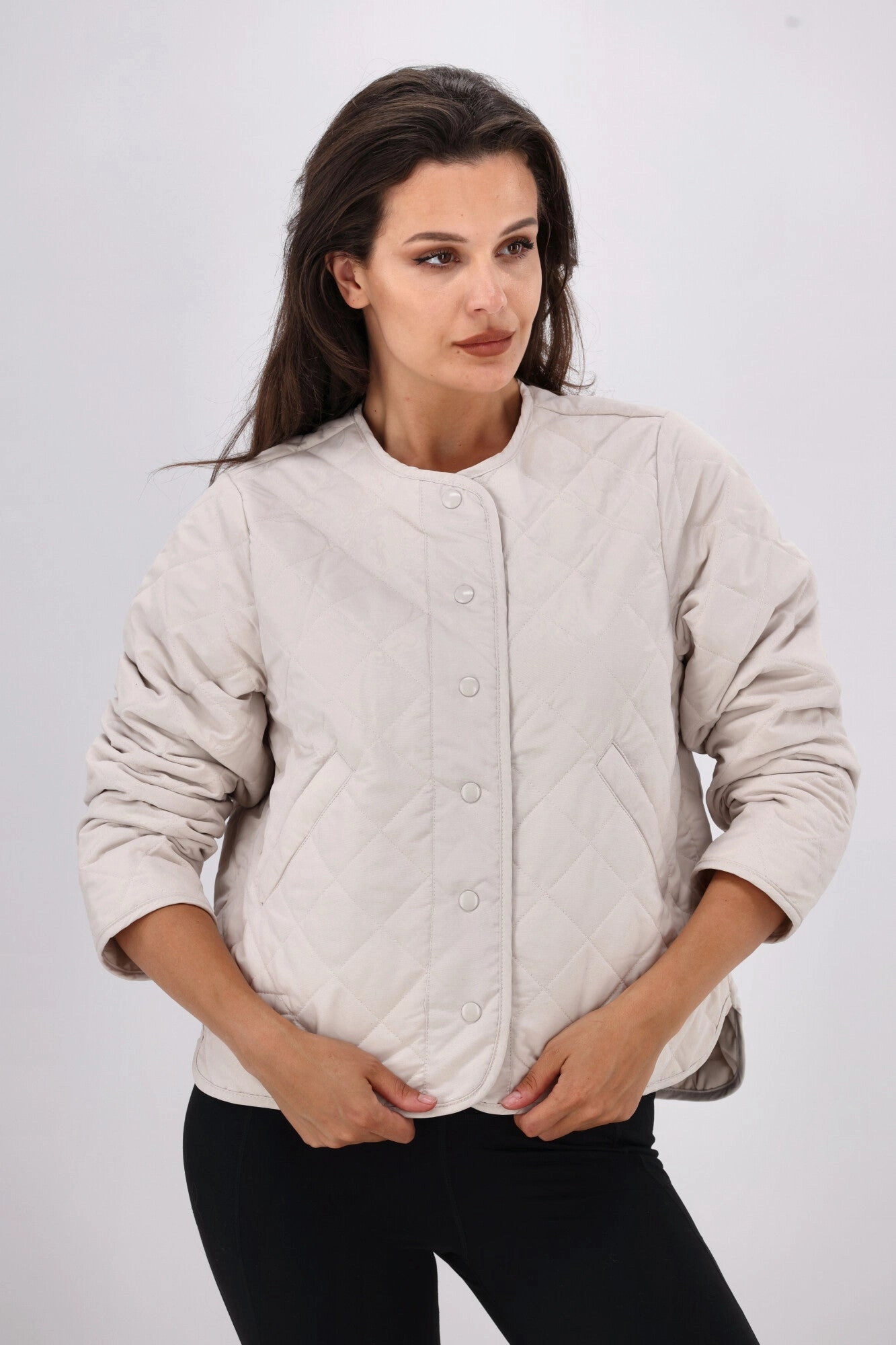 AS Colour Wo's Quilted Jacket Bone Essential Style
