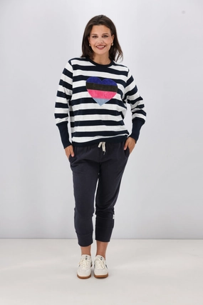 Quick Fit Sporty Style Elm Brunch Pant Navy