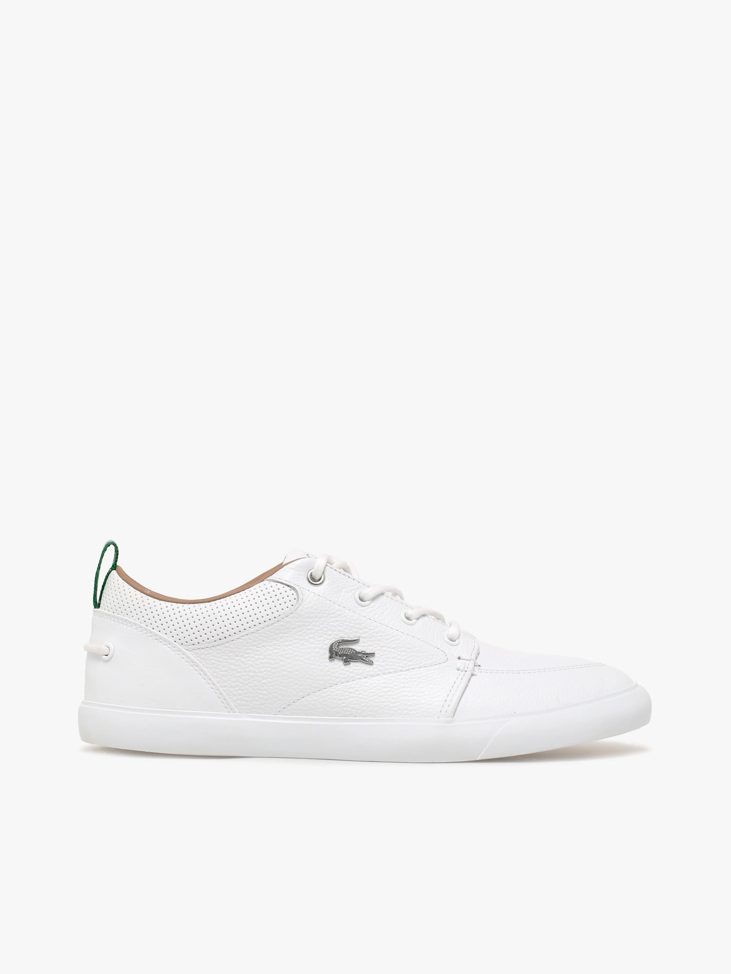 Bayliss Wht Wht leather Wide Base